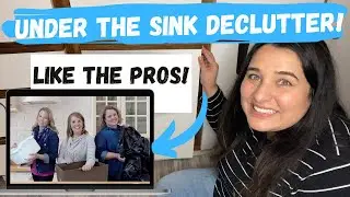 #minimalmom #minimalism Declutter under the sink with me!