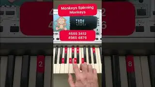 Monkeys Spinning Monkeys (easy piano🎹) 