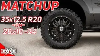 35x12.5 R20 On 20x10-24 || XD Series Grenade Wrapped in a Gladiator XComp MT
