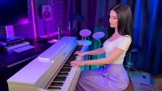 Playing CHOPIN, TERMINATOR and KISS on a new Royal white piano / Tesler STZ 8810 review