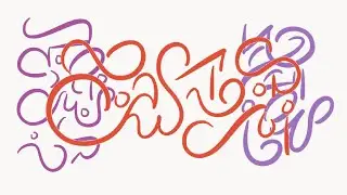 28 minutes of conlang calligraphy with the entirety of 'alone together' by ROOK1E in the background
