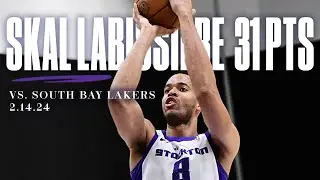 Skal Labissiere Scores CAREER HIGH 31 PTS vs. South Bay Lakers 2.14.24 | Stockton Kings Highlights