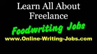 My Freelance Career : All About Freelance Food Writing Jobs