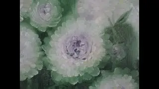 Белые цветы (поэтапно) 2 часть