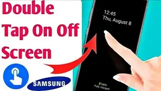 Double Tap Screen On Off | Double Tap On Off Screen On Mobile |SP TECHNICAL