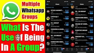 Whatsapp Groups: What's The Use Of Such Gossip, Negative & Time Consuming Groups? Video 5404