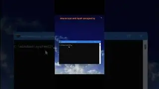 Command:  sfc /scannow How to scan and repair corrupted system files on Windows 