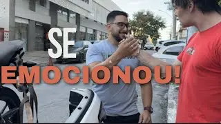 ENTREGUEI UMA MOTO PARA UM FÃN!!