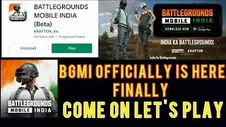 FINALLY BGMI IS HERE | OFFICIAL LAUNCHED-BATTLEGROUNDS MOBILE INDIA | Full Version With Details