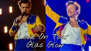 Harry Styles swallowed a fly during Love on Tour Glas Glow concert 2022 #harrystyles #glasgow