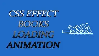 Loading Book Animation | Using HTML and CSS | BY Vickey Technical