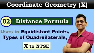 Coordinate Geometry Distance Formula Uses│ Equidistant Points│ coordinate geometry class 10 (Part 2)