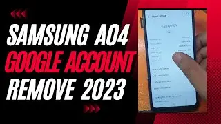 Samsung A04 A045F Frp Unlock One Click Aqua Dongle | Samsung A04 Google Account Remove 2023