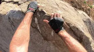 Cable Route  5.2 / Top Rope Solo / Mt Rubidoux   11-6-20