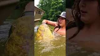 They don’t count till you get them in the boat!! The River King catches a River Monster! #shorts