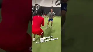 Back Pedal Walk - My go to anti-rotation drill to finish off our lower body session 
