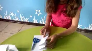 Оригами голова ящерицы