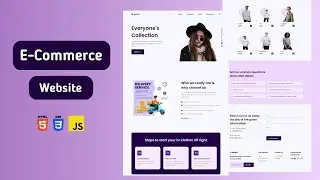 Building a Responsive E-Commerce Website from Scratch with HTML, CSS, and JS