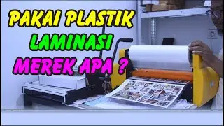 Laminasi glossy roll panas yang saya pakai selama ini
