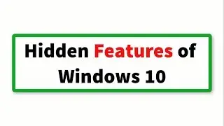 windows hidden features | Few important tricks for windows 10 | Windows 10 secret.