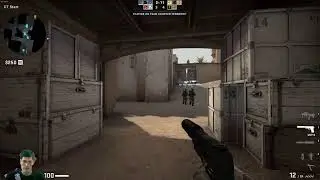 CSGO match. Stream