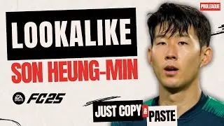 Son Heung-min Face Creation in EA FC 25 - Pro Club & Career Mode Tutorial
