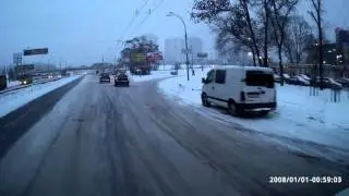 Аномальный снегопад в Киеве 26.01.16