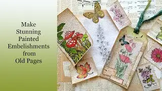 How to create easy Book Page Art
