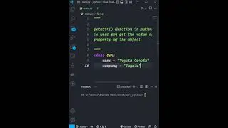 getattr Function in Python 