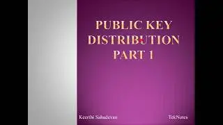 Public key distribution PART 1||Public announcement|| Public key directory|Malayalam explanation