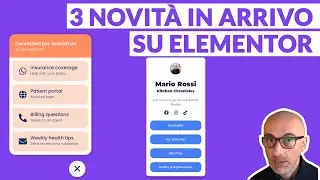 Link in bio, Floating button e nuovo widget di ricerca su Elementor