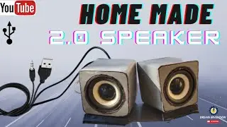 How To Make USB Speaker At Home| 2.0 Speaker