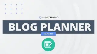 Blog Planner Canvas App
