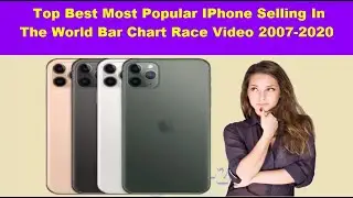 Top Best Most Popular IPhone Selling In The World Bar Chart Race Video 2007-2020|| data is beautiful