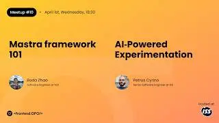 Frontend.OPO #10 - Mastra framework & AI-Powered Experimentation