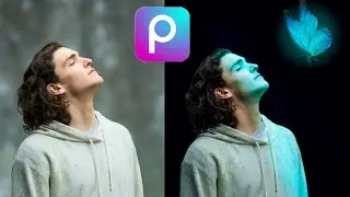 PicsArt Tutorial - neon Glowing butterfly | Creative Image Manipulation | PicsArt Editing 2023