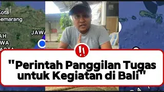Perintah Panggilan Tugas untuk Kegiatan Dibali #PenugasanDiBali #PekerjaanDiBali