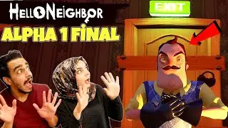 GİZLİ KAPIYI AÇTIK! ARKASINDA NE VAR? | HELLO NEIGHBOR ALPHA 1 FİNAL