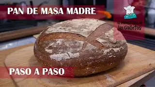 Mi pan de masa madre paso a paso 🥖🥖 ¡Un hogazón de kilo! 
