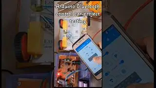 Easy Arduino Bluetooth control car code testing #technoreview85