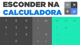 Como esconder imagens na calculadora - Tutorial celular Android