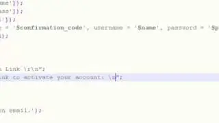 PHP 31 - Sending the confirmation email Tutorial