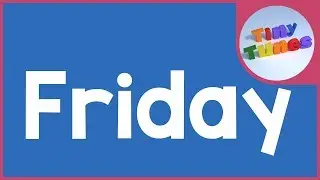 English Days Of The Week Song | 7 days of the week | Tiny Tunes