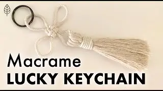 Lucky Macrame Clover Tassel Keychain 🍀 / Rock Mountain Co.