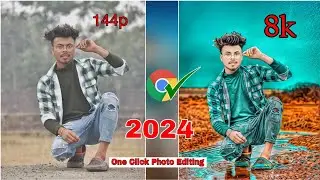 2024 का सबसे Best | One click Photo Editing | 8K Photo Editing | Krea AI Photo Editing New Trick😱