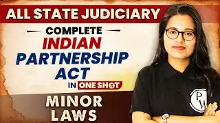 Indian Partnership Act (One Shot) | Minor Law | All State Judiciary Exam