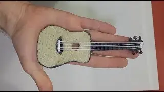 Making a realistic guitar skeleton -  3D pen Time lapse