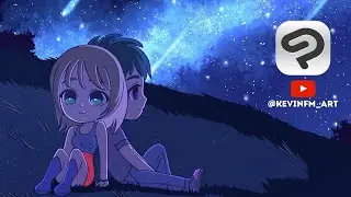 STARRY SKY 🌌 How to animate in Clip Studio PAINT PRO/EX | Kevin Farias