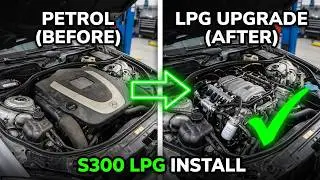 Benz s300 w221 ติดตั้งแก๊ส lpg
