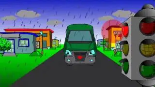 Мультик для детей про машинку  Упрямая Газель!